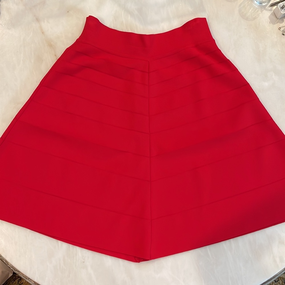 Yigal Azrouel 'Milan' Swing Skirt Red Medium NWT - Picture 5 of 5